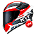 CAPACETE TT-COURSE GEAR PRETO/VERMELHO KYT - Imagem 1