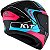 CAPACETE TT-COURSE OVERTECH PRETO/ROSA KYT - Imagem 4