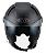CAPACETE D-CITY PLAIN PRETO FOSCO KYT - Imagem 2