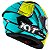 CAPACETE KYT NF-R XAVI FORES 2021 AMARELO/VERDE FOSCO REPLICA - Imagem 4
