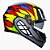 CAPACETE AGV K3 BIRDY 2.0 CINZA/AMARELO/VERMELHO - Imagem 2