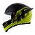 CAPACETE AGV K1 EDGE 46 PRETO FOSCO/AMARELO - Imagem 1