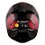 CAPACETE FF808 STREAM II JUNGLE MATTE PRETO/PINK LS2 - Imagem 3
