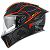 CAPACETE KYT R2R CONCEPT FOSCO PRETO/VERMELHO - Imagem 1