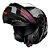 CAPACETE FF908 STROBE II ORION PRETO/ROXO FOSCO LS2 - Imagem 1