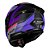 CAPACETE FF808 STREAM II VINTAGE PRETO/ROXO LS2 - Imagem 3