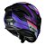 CAPACETE FF808 STREAM II VINTAGE PRETO/ROXO LS2 - Imagem 4