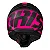 CAPACETE NORISK RAZOR FULL PRETO/ROSA FOSCO - Imagem 3