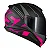 CAPACETE NORISK RAZOR FULL PRETO/ROSA FOSCO - Imagem 2