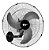 Ventilador de Parede Loren-Sid Turbo 60 M1 Preto Bivolt Ref-198 - Imagem 1