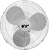 Ventilador de Parede Loren-Sid Turbo 40 Branco 220v Ref-2269 - Imagem 1