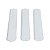 Jogo de Pas Branco P09M de Madeira MDF para Ventilador de Teto Loren-Sid modelo M3 Ref-1019 - Imagem 1