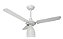 Ventilador de Teto Loren-Sid Diplo M2 Lumi Branco 3V 127V com Pás de Madeira Branca Ref-801 - Imagem 1