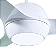 Ventilador de Teto Loren-Sid Paladium Branco M1 CV 220V Pa Injetada Branca 3P10I Ref-11364 - Imagem 2