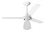 Ventilador de Teto Loren-Sid Diplo M3 Lumi Branco 3V 127V com Pás Injetadas Transparentes Ref-287 - Imagem 1