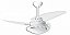 Ventilador de Teto Loren-Sid Diplo M2 Residence (R) Branco 220V com pás injetadas transparentes 3P07I-TR Ref-1070 - Imagem 1