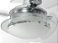 Ventilador de Teto Loren-Sid Diplo M2 Residence (R) Cromado 220V com Pás Injetadas Transparentes 3P07I-TR Ref-561 - Imagem 4