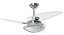 Ventilador de Teto Loren-Sid Diplo M2 Residence (R) Cromado 220V com Pás Injetadas Transparentes 3P07I-TR Ref-561 - Imagem 2