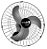 Ventilador de Parede Loren-Sid Tufão 60 M1 Preto Bivolt ( 02 Unidades ) Ref-2717 - Imagem 2