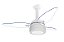 Ventilador de Teto Loren-Sid Aristocrata LED BR Branco M1 Pa Injetada Transparente 3P05I-TR 127V Ref-2469 - Imagem 1