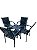 Conjunto 5 pcs Anne 4 Cadeiras 1 Mesa Centro - Imagem 1
