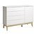 Cômoda Infantil Gaveteiro com Porta Pés Madeira Natural(6 Cores Disponíveis) - Imagem 14
