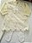 Vestido Tricot Renda Flores Amarelo - Imagem 1