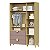 Guarda Roupa Infantil Gracia 3 Portas Pés Madeira (3 Cores Disponíveis) - Imagem 9