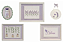 Porta Maternidade e Quadros Personalizados Coleção Lavanda (5 Quadros) - Imagem 1