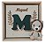 Porta Maternidade Miguel com Amigurumi Menor - Imagem 1