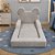 Cama Montessoriana Menino Cabeceira Urso Tamanho Pequeno 130 x 70 - Imagem 1