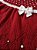 Saída Maternidade Vestido Casinha de Abelha Vermelho - Imagem 3