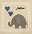 Porta Maternidade Elefante Corações Arthur - Imagem 1