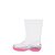 Galocha Infantil Transparente Nieve Cristal/Rosa INF011 - Imagem 1