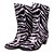 Galocha Bota Impermeável HK02 Zebra com Salto - Imagem 3