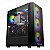 Gabinete Gamer Redragon Skyfire, Mid Tower, Vidro Temperado, Black, Sem Fonte, Sem Fan, GC-XA211 - Imagem 1