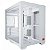 Gabinete Gamer Lian Li O11 Dynamic Mini, Redragon Edition Branco, Mid Tower, Vidro Temperado, Lunar White, O11DMINI-RD-W - Imagem 1