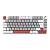 TECLADO MECANICO 75% PCYES ARKEUM - WHITE GHOST - SWITCH RED - AKWG75RBR - Imagem 1