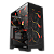 GABINETE GAMER PCYES FORCEFIELD FLOW BLACK VULCAN - GFFFBV - Imagem 1