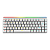 TECLADO MECANICO 60% PCYES SHIYAN WHITE GHOST RGB - SWITCH RED - TPSHWGRD - Imagem 1