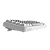 TECLADO MECANICO 65% PCYES MECKA WHITE GHOST - SWITCH RED - LED RAINBOW - TPMKWGRD - Imagem 4