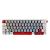 TECLADO MECANICO 60% PCYES KUROMORI WHITE GHOST - SWITCH RED - LED RAINBOW - PTKMWG60RD - Imagem 1
