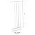 Extensor de 20 cm para grade de proteção porta Keeper - Imagem 2