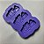 Molde de silicone para resina  vaso lapis Profressor - Imagem 1