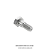 71386952  PARAFUSO SEXT DA NAVALHA M6X16 10.9 ZB - Imagem 1