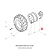 DISCO  RODA TRASEIRA MASSEY FERGUSON LINHA 200/4200 - Imagem 2