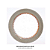 DISCO DE BRONZE DA EMBREAGEM  IPTO MASSEY FERGUSON 265/275/290/292/297/299 ADV/610 A 650 ADV/5275/5285/5290 ADV - Imagem 1