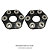 DISCO BORRACHA ACOPLAMENTO ROTOR COLHEITADEIRA MASSEY FERGUSON 4690/5690/6690/BC4500 - Imagem 1