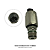 VALVULA SOLENOIDE REVERSOR TRATOR JOHN DEERE LINHA 5000 - Imagem 1
