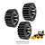 KIT COM 3 ENGRENAGEM COM ROLAMENTO TRAÇÃO DIANTEIRA  RETRO JOHN DEERE 310K/310L - Imagem 1